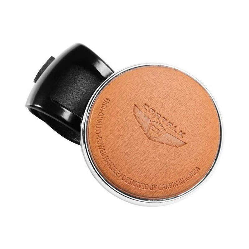 Other brands of car modified metal auxiliary car universal steering wheel power saver premium leather booster black