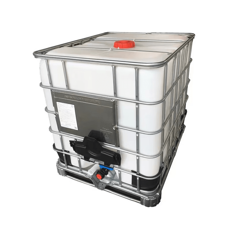 Ton barrel 1 ton container square vehicle-mounted chemical plastic barrel square water barrel oil barrel diesel barrel 500L 1000 liters 1000 liter white ton barrel (cleaned version)