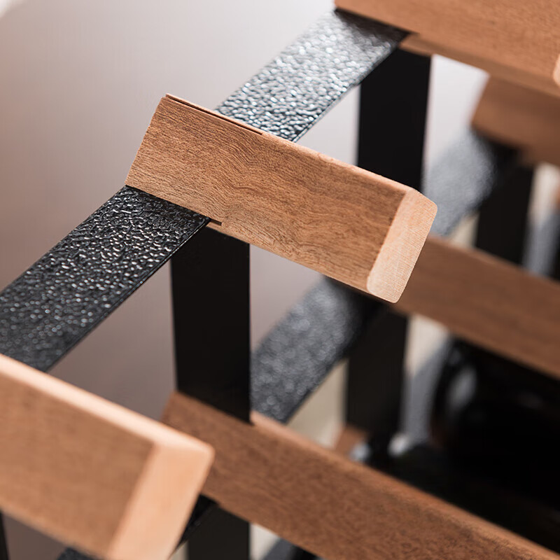 CKULH British wine rack red wine grid light luxury solid wood shelf small storage rack wine cabinet modern diamond grid storage wine accessories 3X1 grid square-235mm-Sapele wood