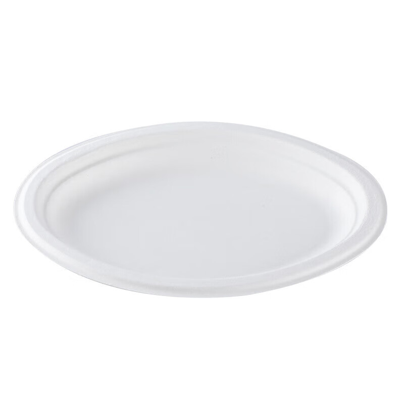 Le Sanhao Disposable Plates 6 inches*50 pieces Biodegradable Paper Plate Cake Paper Plate Handmade Plate Picnic Plate Cutlery