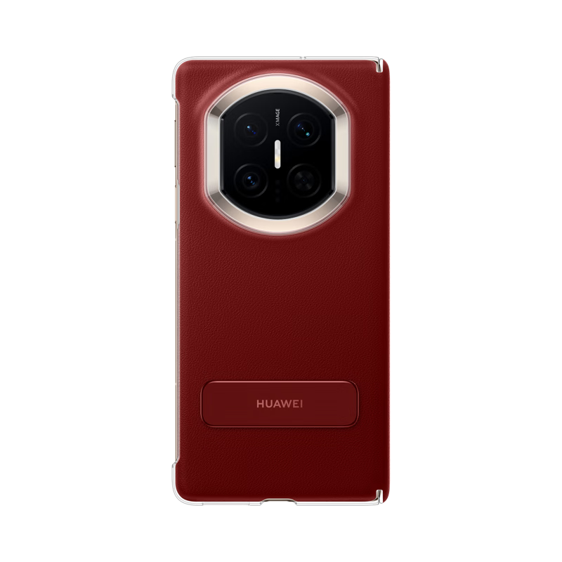 95% new Huawei (HUAWEI) Mate X7 rotating stand protective case red original original mobile phone case mobile phone protective case