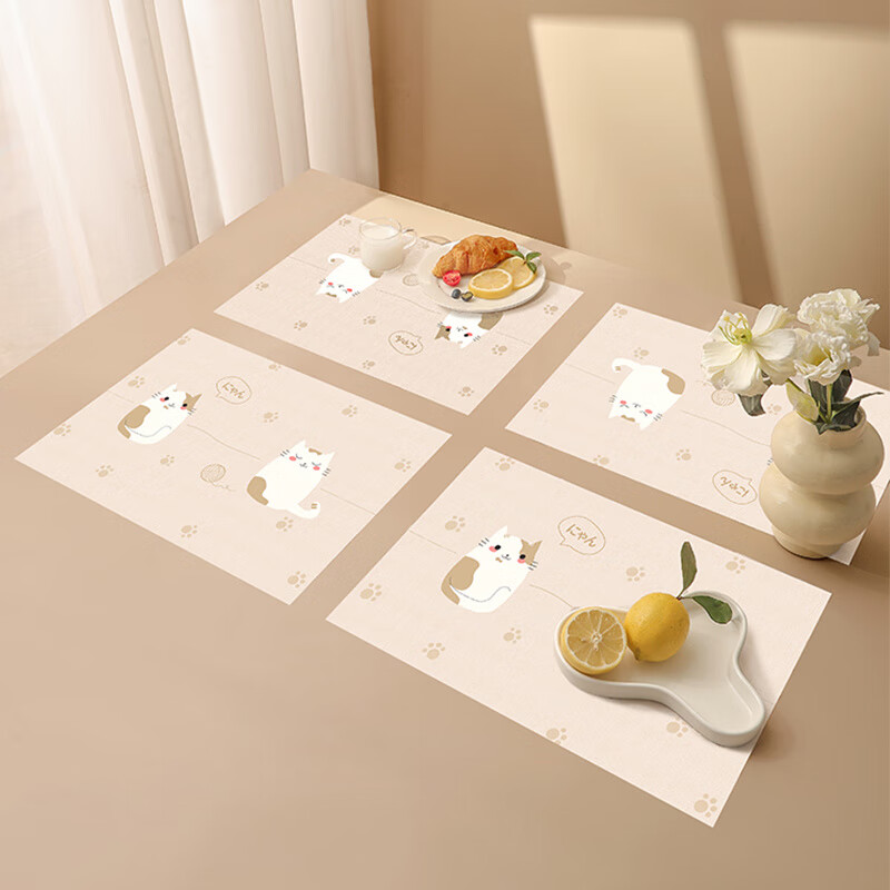 Shijanu baby oil-proof and waterproof placemats, portable and portable, 10-piece pack, water-absorbent and anti-seepage, disposable placemats 30*40cm
