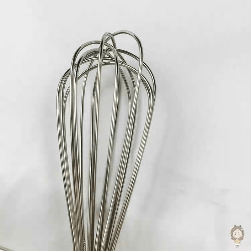 Shijanu stainless steel large egg beater for commercial thick baking, commercial model 18 inches_about 45cm