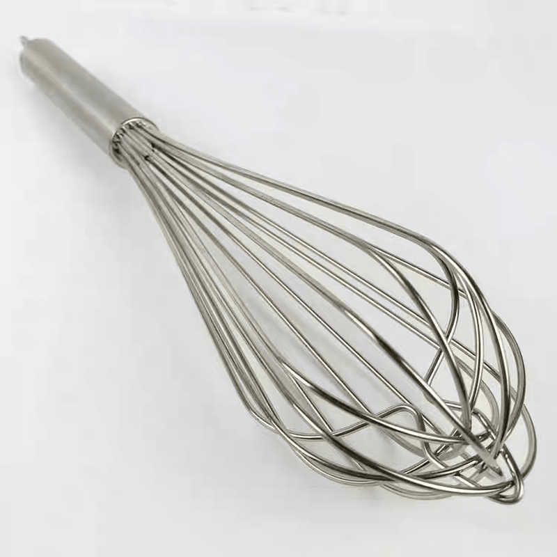 Shijanu stainless steel large egg beater for commercial thick baking, commercial model 18 inches_about 45cm