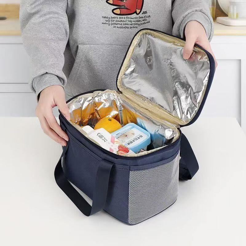 Bahainiao thermal bag lunch box bag portable lunch box bag storage bag cold insulation box portable thickened office worker with lunch bag