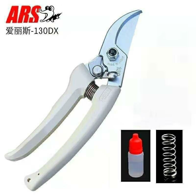 Seasoon Japan imported Alice pruning shears Alice 130DX flower shears gardening shears garden scissors fruit tree shears scissors original 130DX spring + knife oil