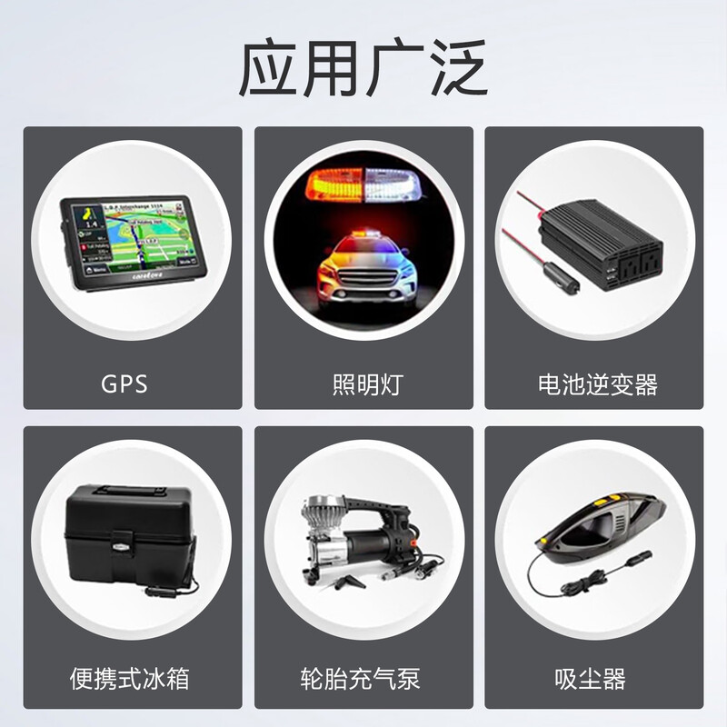 JYFT Jianfeng 18AWG-1.5m car cigarette lighter socket extension cord male and female pure copper car washing machine air pump car refrigerator thick conductive strong waterproof black outer quilt