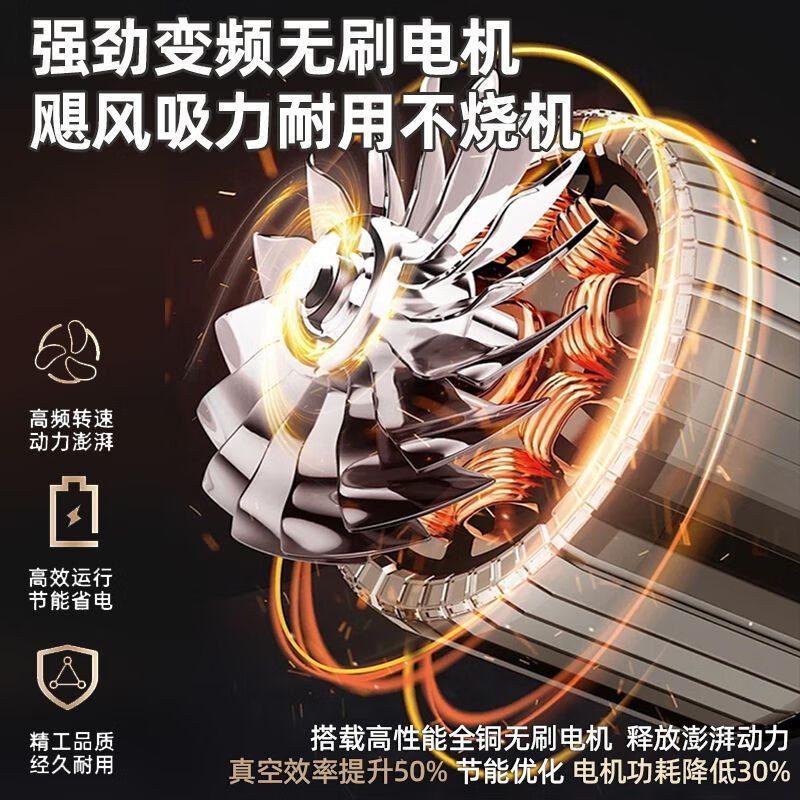 To life vacuum machine sealing machine household fully automatic sealing machine food preservation machine dry and wet universal compression sealing machine large suction vacuum sausage bacon packer refrigerator storage flagship black dry and wet dual-use strong and large suction 60 bags