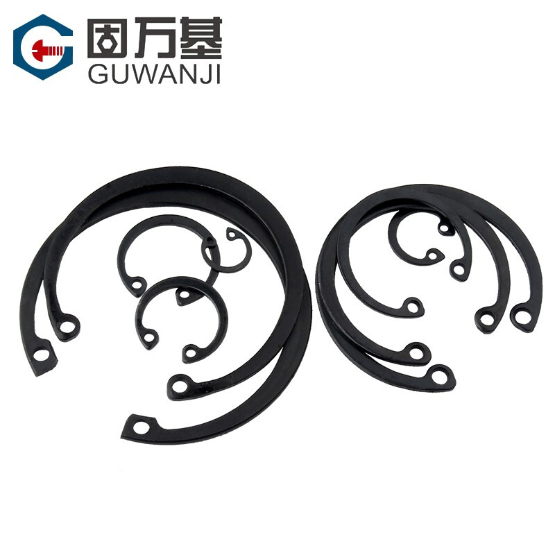 Guwanji 65 manganese steel hole with circlip inner circlip C-type retaining ring hole card stainless steel hole with elastic retaining ring national standard accessories 47 20 pieces 65 fierce