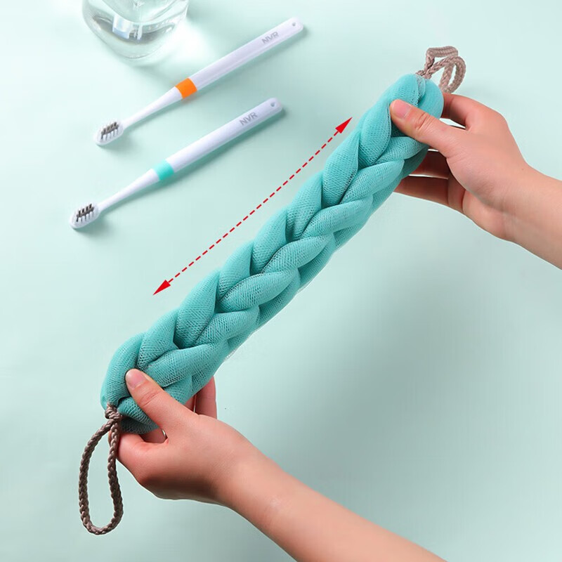 Camellia bath towel, bath ball, bath towel, back towel, back strip, mud bath artifact, 1 pack