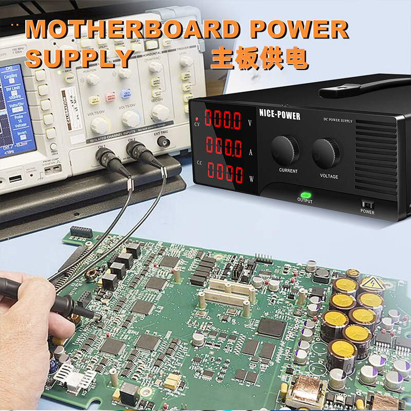 KUAIQU programmable DC regulated power supply 0~100V0~20A adjustable 2000W high power USB+232 programmable power supply