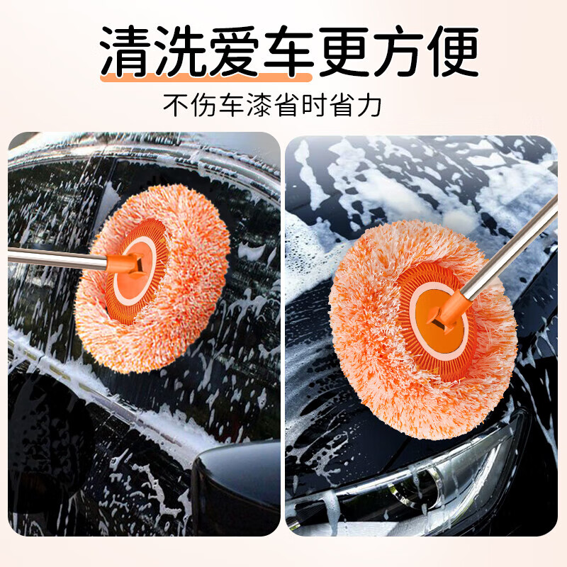 Unicon sunflower telescopic mop household one-mop, hand-wash-free 2025 new ceiling-wiping sunflower cleaning artifact