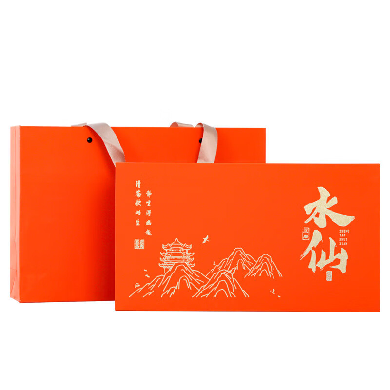 Boxin Laocong Narcissus Wuyi origin Zhengyan Oolong tea holiday gift small bubble tea gift box wholesale 250g Blue box Zhengyan cinnamon 250g gift box with gift bag