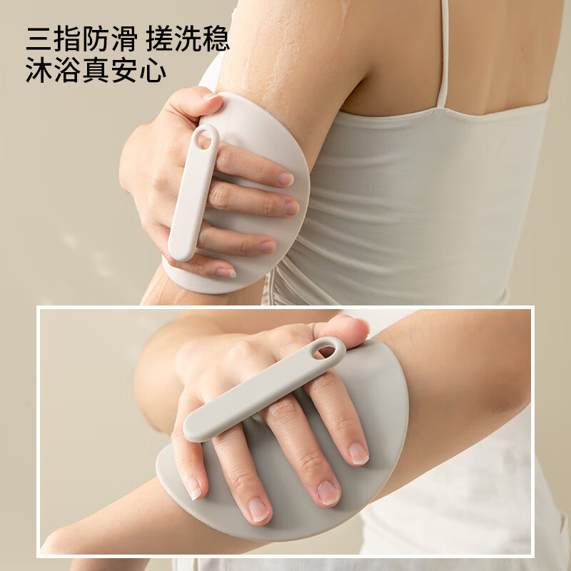 Lingchen's magic bath towel, strong and painless mud rub, newly upgraded silicone painless mud rub and corner round cake