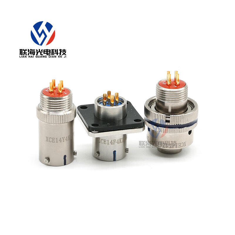 XCE series XCE14F4K1D40 XCE14Y4K1P1 circular connector 4-pin aviation plug and socket XCE14F4Z1D1