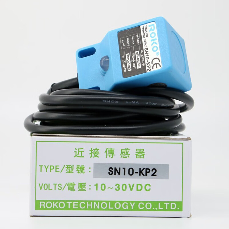 ROKO proximity switch metal sensor normally open and normally closed four-wire universal type 10MM ROKO proximity switch metal sensor normally open and normally closed four-wire universal type 1