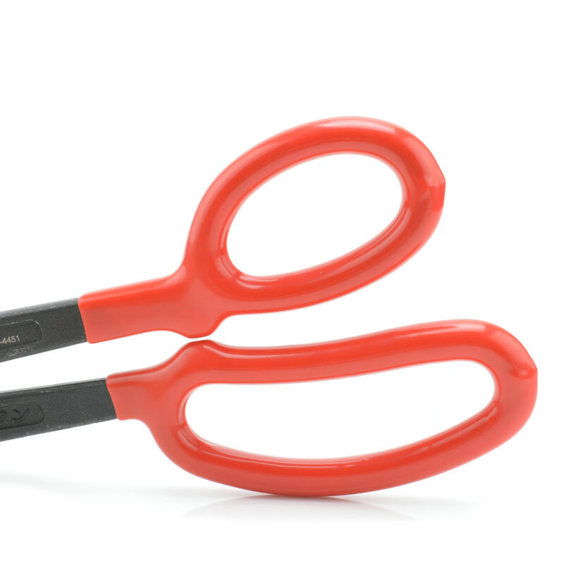 Borntun 10-inch stainless steel scissors industrial-grade iron scissors flat-head aviation scissors diamond mesh scissors B-4451 default