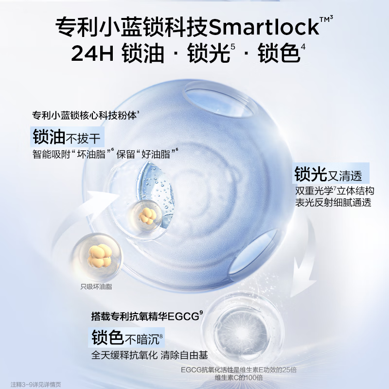 Perfect Diary Little Blue Locking Makeup Air Cushion Powder Cream Flawless P01 Velvet Powder High Coverage Long-lasting Makeup Antioxidant Valentine's Day Gift for Women