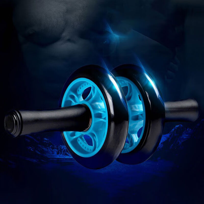 Bing Abdominal Roller Men's Abdominal Wheel Slim Waist Exercise Abdominal Muscle Home Beginner Body Push Abdominal Exercise Pulley Equipment Roller Bearing Model Deluxe Edition Event Price