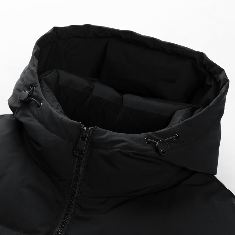 Septwolves Thick Goose Down Down Jacket Men's Plain Hooded Loose Graphene Heat Storage Cold and Windproof Jacket