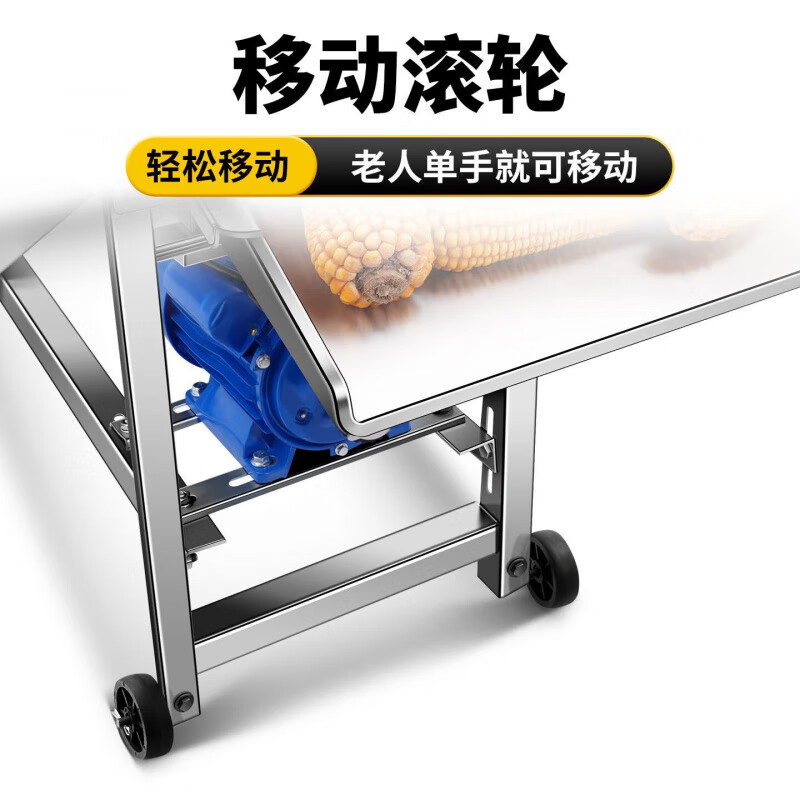 Fengxi electric corn thresher, small household stainless steel fully automatic corn threshing machine, wet and dry use, twice the efficiency, powerful threshing, 60 thick large mouth single cylinder + no motor, need to be equipped by yourself