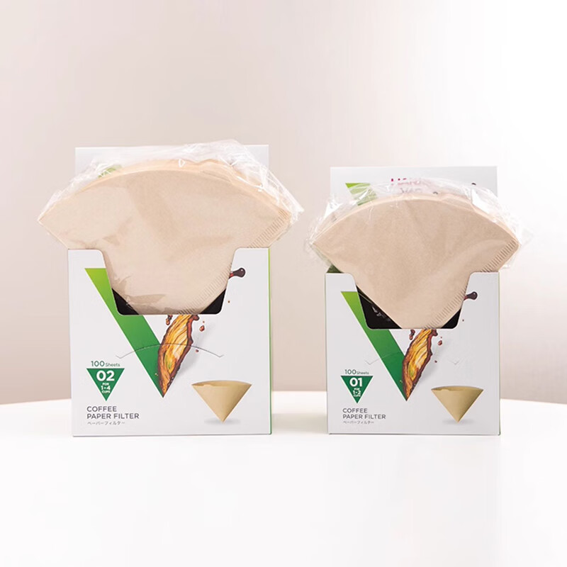 HARIO coffee filter paper fan-shaped hand-brew filter paper V60 coffee filter paper coffee filter bag VCF V02 log bag 110 pieces