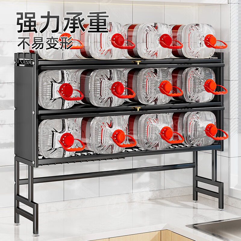 Jibaiju kitchen sink rack wash basin dust-proof bowl counter top storage cabinet dish rack multi-functional drain rack