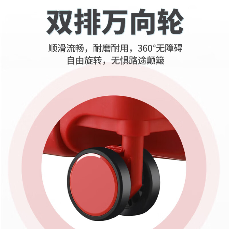 B.L.B.L suitcase 24-inch trolley case high-value travel luggage password box men and women large capacity leather box black