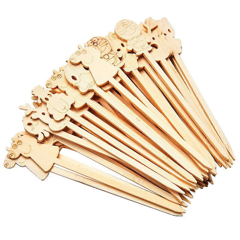 An Xiaoxia Oden cooking skewers, barbecue skewers, self-driving camping outdoor skewers, disposable skewers, 18cm bamboo skewers, 50 pieces