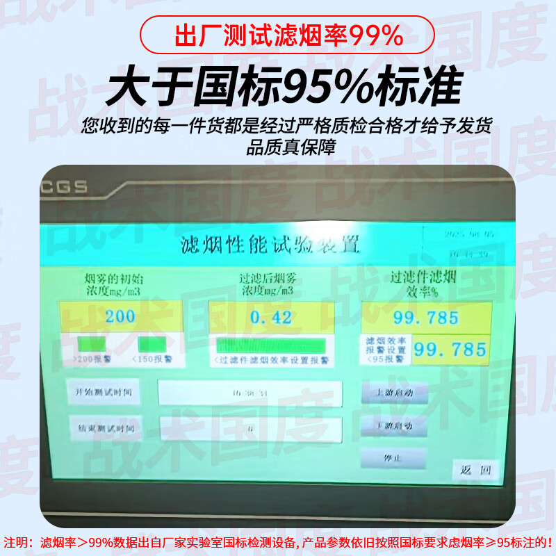 Tactics Nation Jingcang Flash Delivery 99% Filtration Rate National Standard Smoke Mask 3C Certification Fire Escape Home Hotel Hotel Fire Protection Gas Mask Acceptance Filter Self-Rescue Respirator