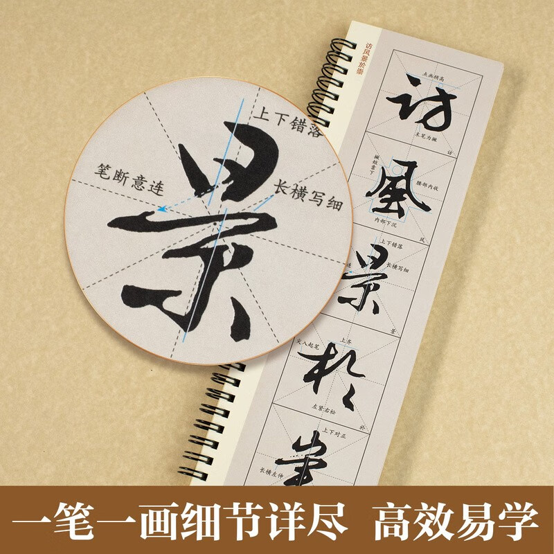 Huaxia Wanjuan brush inscriptions Wen Zhengming's close-up copying calligraphy card entry enlarged version Wen Zhengming's Tengwang Pavilion preface adult beginners' hobbies running script soft pen copying calligraphy