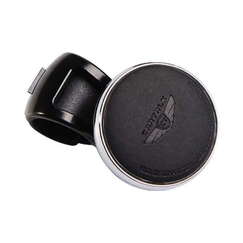 Other brands of car modified metal auxiliary car universal steering wheel power saver premium leather booster black