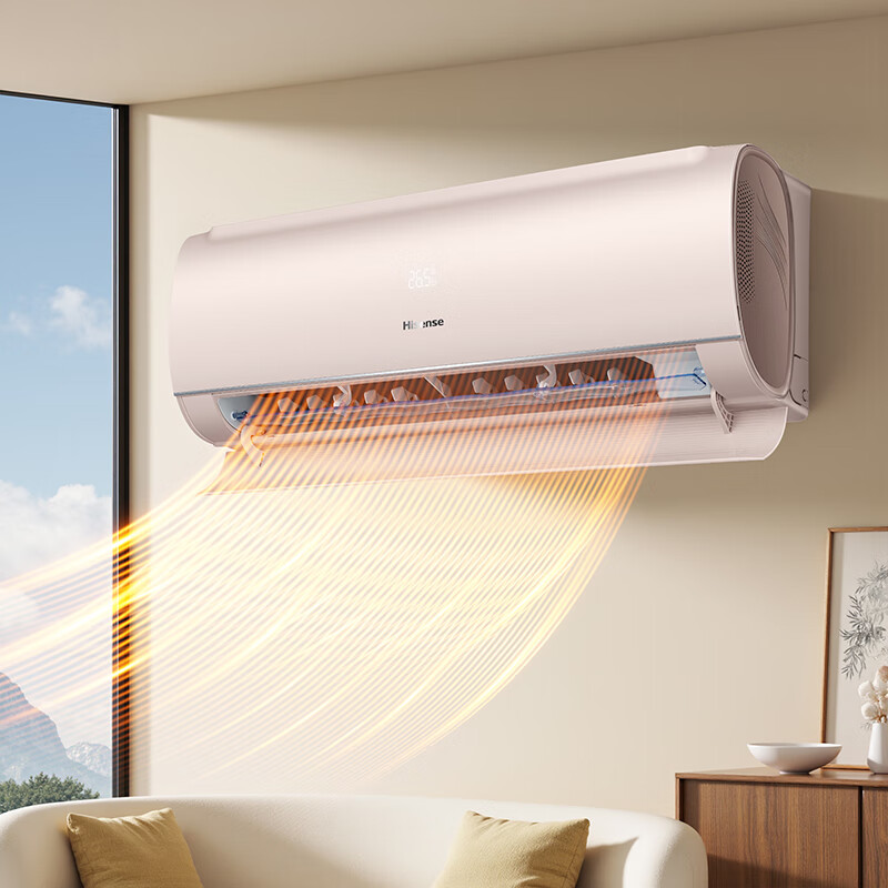 Hisense Air Conditioner Easy Power Saving Pro Large 1.5 HP AI Power Saving Simulated Natural Wind Double Row Copper Tube Hanging Level 1 Energy Efficiency KFR-35GW/E370Pro-X1A