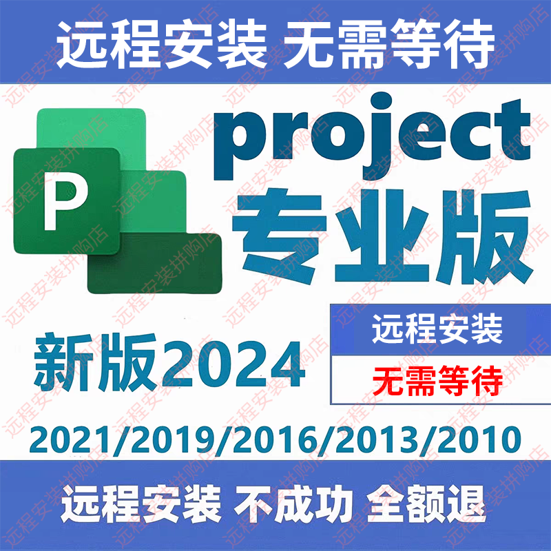 Project software Visio software professional version remote installation 2024Visio2024Project Project