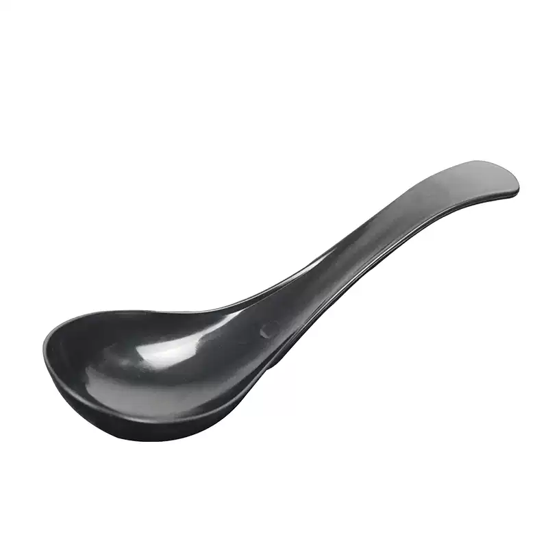 Yong Huan disposable spoon commercial food grade plastic simple packaging independent packaging stall takeaway packaged sugar water dessert spoon foldable simple packaging transparent 500 pieces