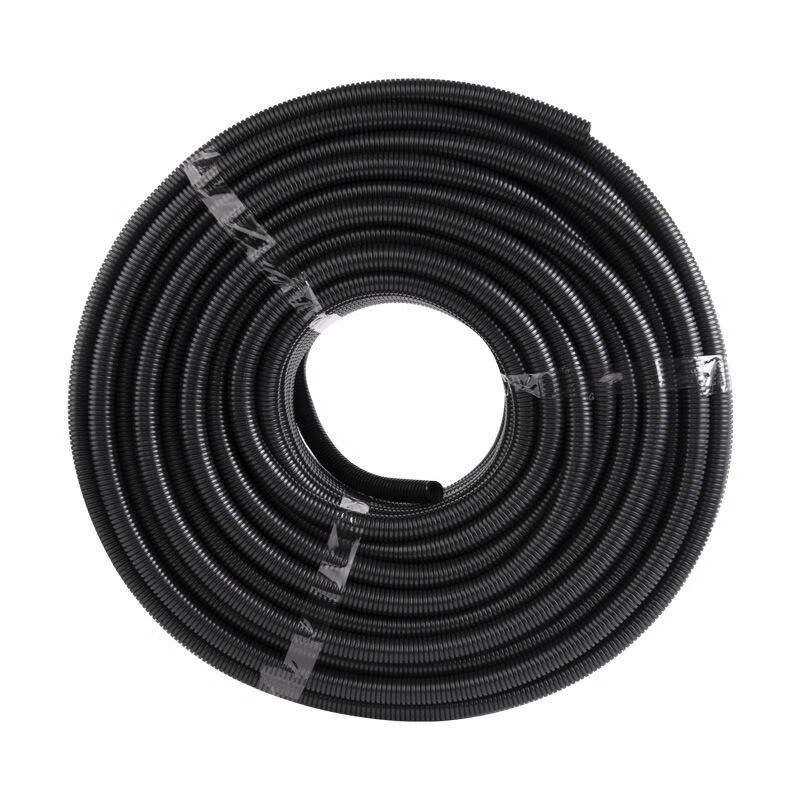 Zhongce Rubber Chaoyang Tire Plastic Corrugated Pipe PA Flame Retardant Nylon Electrical Cable Wire Protection Sleeve Threaded Pipe Open Threading Pipe Hose PA10mm100 Meters