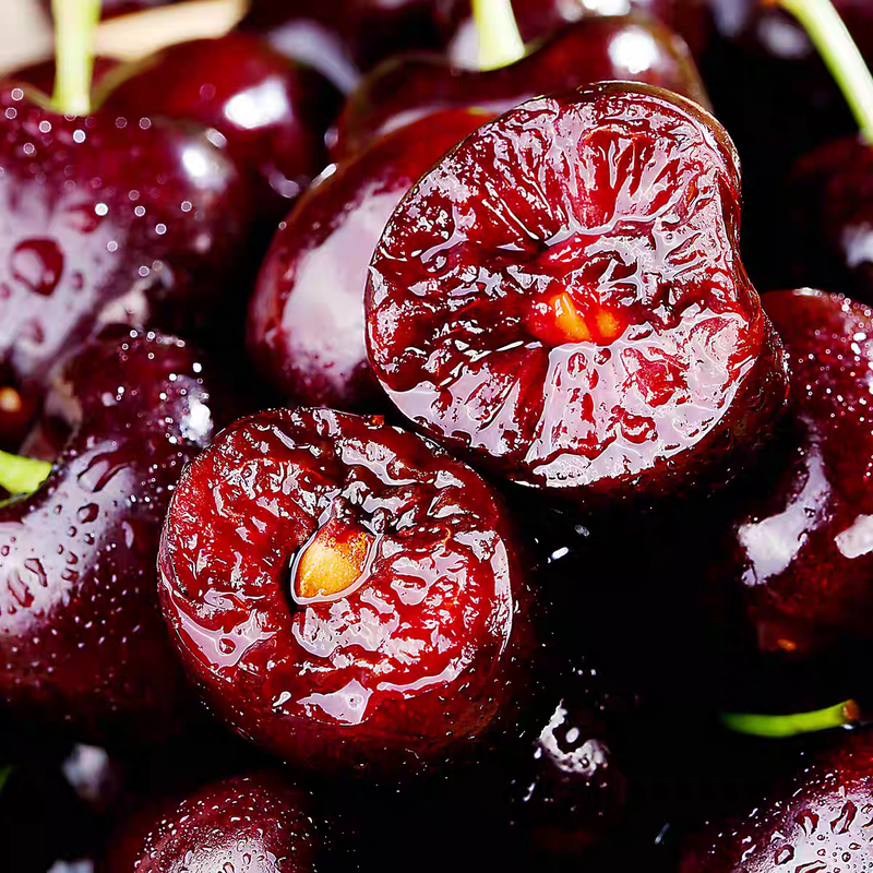 Jingdida Chilean cherries 4J grade fruit king 1.8 catties single fruit 32-34mm fresh fruit gift box direct from source with free shipping