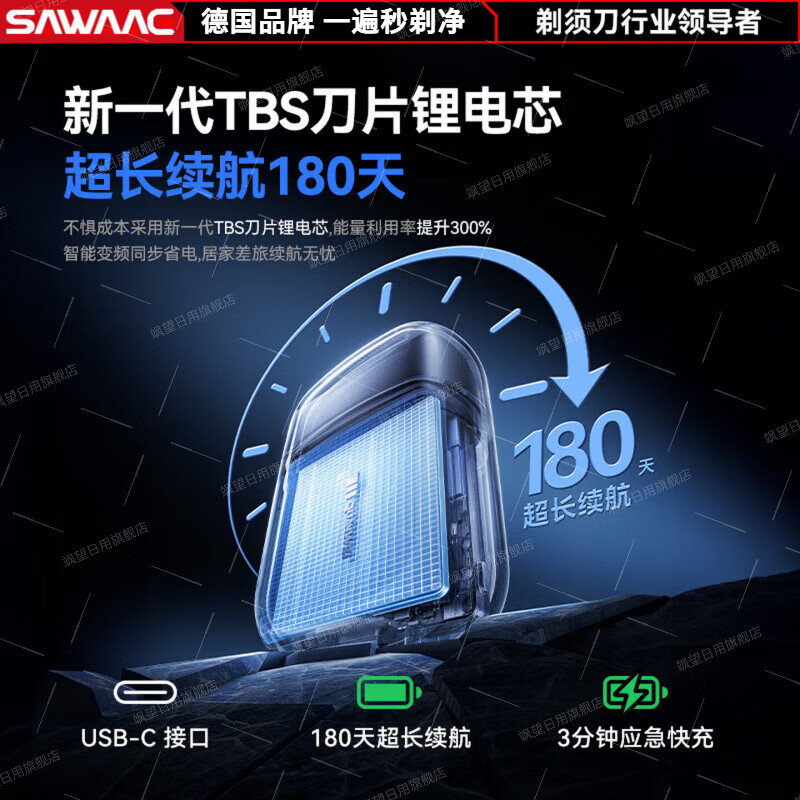 Sawang German Electric Shaver for Men 2025 New Shaver Best Selling No. 1 Mini Portable and Cleanest Shave for Men, Washable for Home, No Black Spots, Holiday Gift, Gun Gray, No Black Spots, Gift Box Packaging, Upgraded Three-Blade Reciprocating Type, Chinese Valentine's Day Birthday Gift for Boyfriend, Dad/Which brand of razor is good?