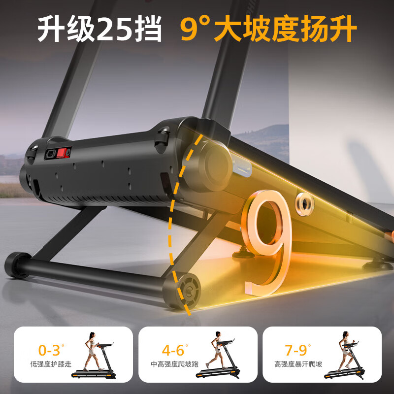 Philips Smart Treadmill Fully Folding Home Silent Indoor Gym Equipment Climbing and Walking Xiaoheixia 3107T