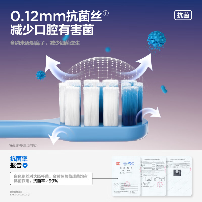 Hua Chenyu's same style clean white teeth toothbrush antibacterial carbon fiber toothbrush pink + blue