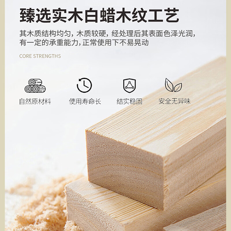 Huixun solid wood desk bookshelf integrated table modern simple hole board computer desk student home study desk writing desk FAS grade rubber wood without veneer walnut color #desk + bookshelf 100cm*60cm*80cm total height 160cm