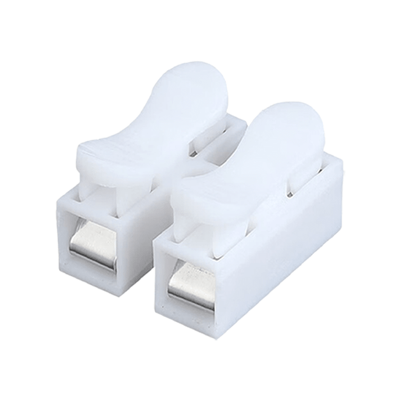 Quick terminal block, quick connector, wire quick connector, light cord connector, push-type connector, quick connector clip, two in, two out, 350W high power * 1000 pieces (copper sheet)