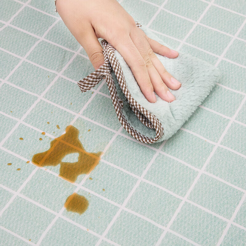 Nanbowan Disposable Biodegradable Tablecloth Thickened Waterproof and Oilproof No-Wash Nordic Internet Celebrity Rectangular Tablecloth Coffee Table Mat 10 Pieces Light Luxury Extra Thick Black and White Checkered Tablecloth 137CM*180CM