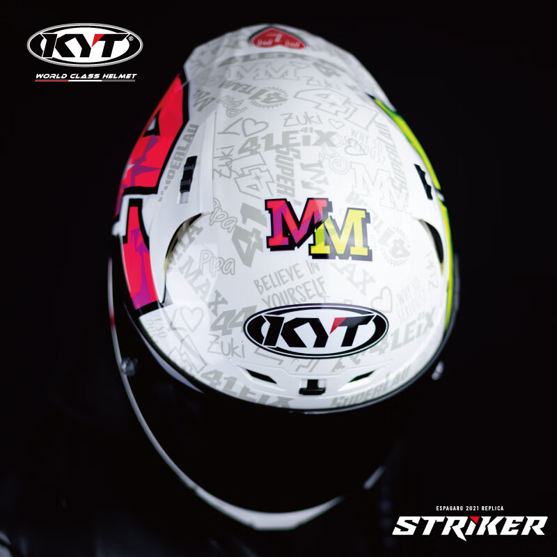 KYT official authentic imported full-face motorcycle helmet winter warm windproof track helmet ST-16 L