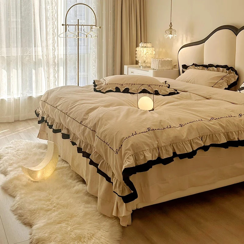 French retro leather bed butterfly bed master bedroom cream style atmospheric double bed internet celebrity princess bed 1.5M storage bed internet celebrity leather bed + 918# natural coconut palm mattress - installation included 1500mm*2000mm frame structure