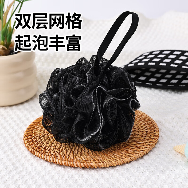 Jingxun bath towel pulls the back strip and rubs the back of the towel for bathing, strong long bath towel for back bathing, plaid 3-piece set