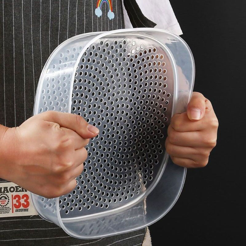 Wing Fantasy microwave oven heating special steamer microwave steamer large capacity multi-layer heating steamer box square steamer square white one layer (steaming cloth included)