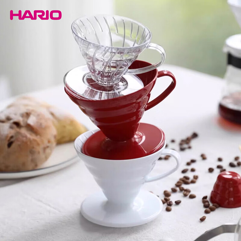 HARIOV60 filter bowl 01 red resin material VDR-01-R