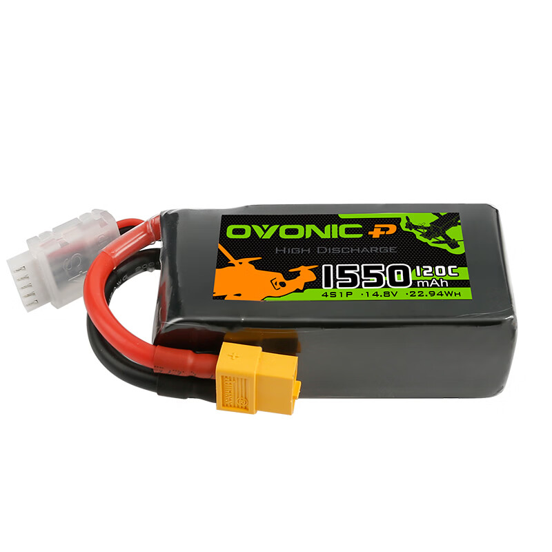 OVONIC European brand 1550mAh 120C 4S 14.8V XT60 5-inch racing flower flight training drone drone FPV battery