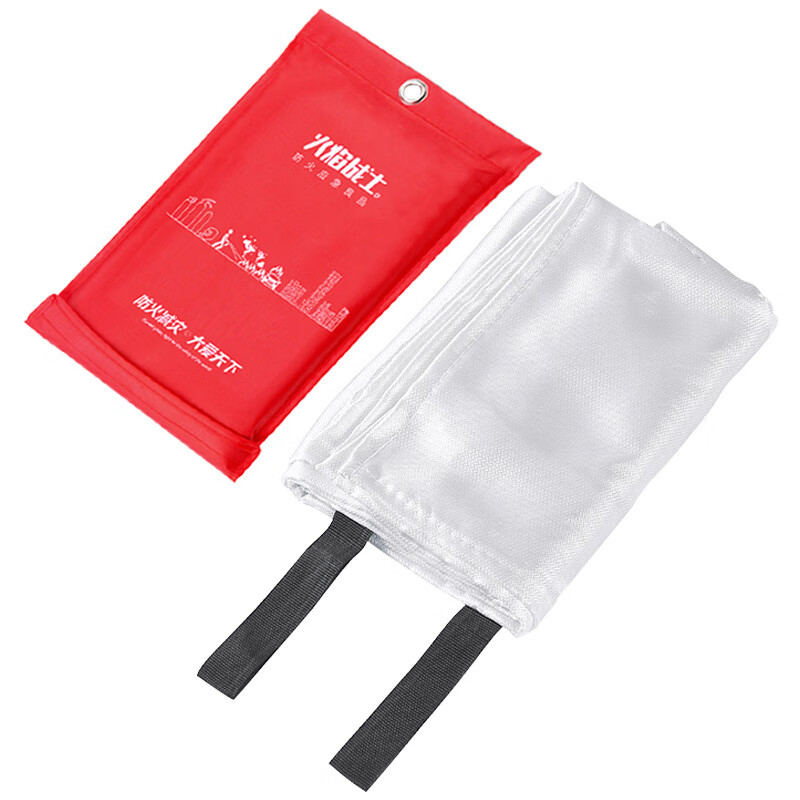 Flame War 1.5M Fire Blanket + Free Glove Hook, Upgraded and Thickened